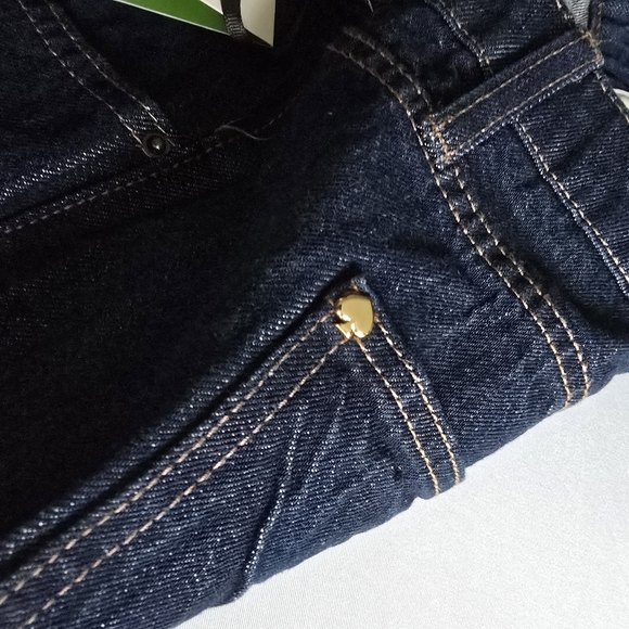 NEW KATE SPADE x Target Jeans Women’s Size 14 High Rise Straight Leg Wide Cuff - Picture 13 of 13